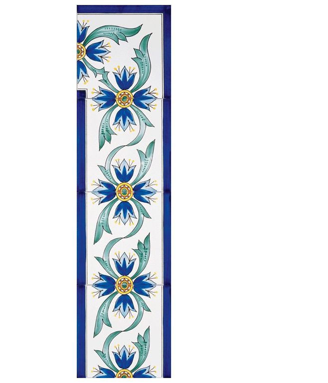 Pias. 20x20 decoro fatto a mano I Festoni