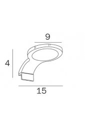LAMPADA a LED per specchio