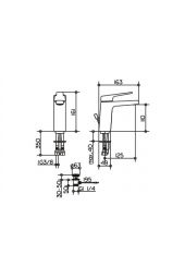 MOLL Miscelatore monocomando Lavabo KEUCO