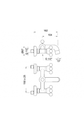 GIROTONDO Gruppo vasca duplex FANTINI