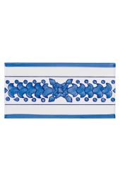 Listello Vietrese 10x20 decoro Crociato