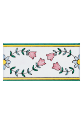 Listello Vietrese 10x20 decoro Favignana