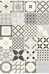 Piastrella 20x20 Macramè  Nero De Maio