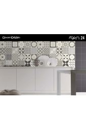 Piastrella 20x20 Macramè  Nero De Maio