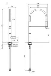 NOMOS Miscelatore Lavello cucina FIMA