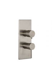 STEEL Miscelatore Doccia parte esterna 3 uscite INOX FIMA