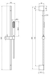 Asta saliscendi doccia  FIMA