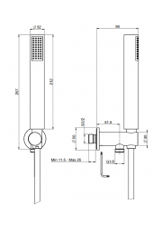 Set doccia a parete FIMA