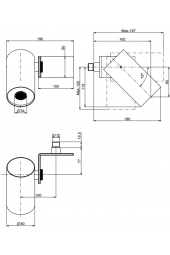 Soffione O3 da parete 1 getto FIMA
